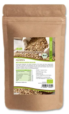 Produktbild von Mynatura  Berglinsen braun im Beutel ab 1kg - 2000g