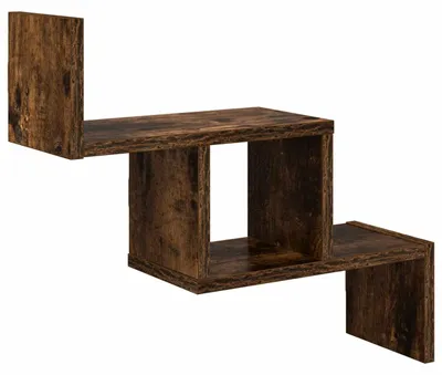 Image de vidaXL Étagère murale en bois imitation chêne, 48 x 15 x 42 cm