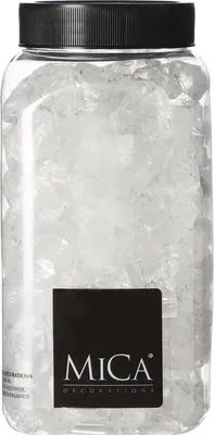 Produktbild von Mica Decorations Dekorativer Glasstein transparent groß 650 ml 1 kg