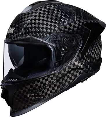 Produktbild von SMK TITAN CARBON SOLID Integralhelm S in grau/schwarz