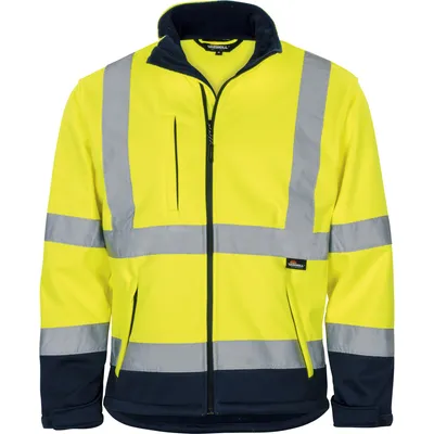 Produktbild von VIZWELL Warnschutz Softshelljacke VW 135 Gr. S gelb