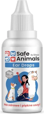 Zdjęcie produktu dla Krople do uszu SAFE ANIMALS - 30 ml