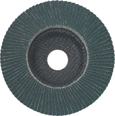 Produktbild von Metabo Lamellenschleifteller 115 mm P 60, Zirkonkorund, Stahl, Edelstahl, gerade Ausführung 10 Stk