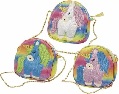Produktbild von Creaciones Llopis Einhorntasche 3 Modelle Zufälliger Versand Sortiert 20 Cm   Kinder  One Size