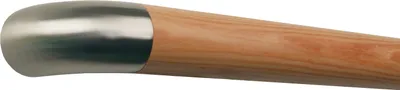 Produktbild von TIBU Lärche Handlauf Holz Ø 42 mm Geländer 0,3m - 5m, Länge 2,5 m und Enden Edelstahl Bogen ohne Halter