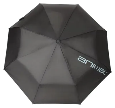 Produktbild von Animal - Mini Automatisch Faltbarer Regenschirm MW5218 (Einheitsgröße) (Schwarz)