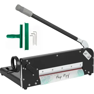 Produktbild von 30 cm Breite Manueller Stapelschneider A4 Papier Schneidemaschine mit Klemme & Sicherheitsverriegelung