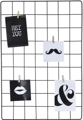 Produktbild von Sena schwarzes Metall-Bulletin Board