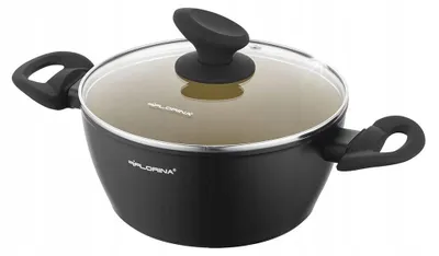 Produktbild von Florina AmVegan Aluminiumtopf 20 cm Induktion Kochtopf