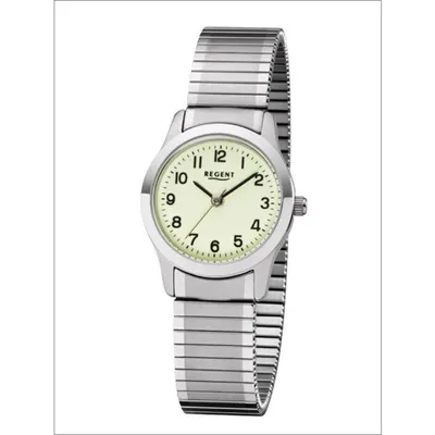 Produktbild von Regent Damen-Armbanduhr XS Analog Edelstahl 12310138
