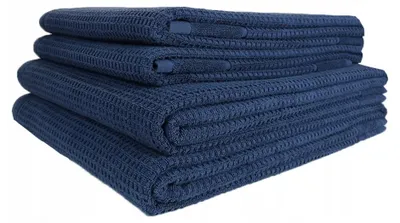 Produktbild von Vital Home Faro Saunatuch Waffelstruktur Dunkelblau 50x100 cm