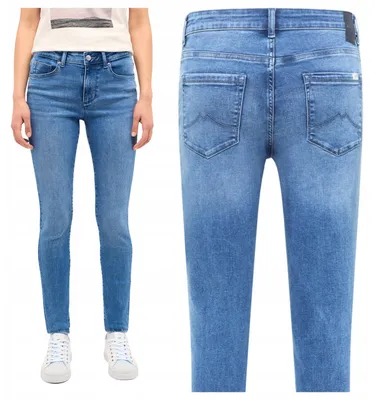 Produktbild von Mustang | Damenjeans Shelby Skinny Denim Stretch Röhrenjeans figurbetont W27 L30