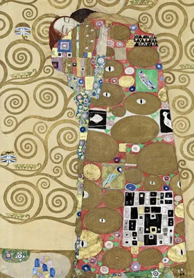 Zdjęcie produktu dla Plakat 70x100cm Fulfillment, Gustaw Klimt Vintage do Salonu
