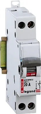 Zdjęcie produktu dla LEGRAND Wyłącznik Nadprądowy S 301 1P D 50A 6000A TX3 403726
