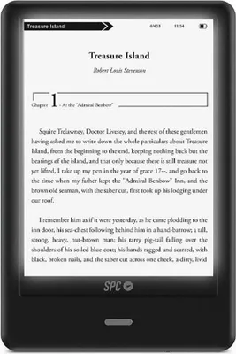 Zdjęcie produktu dla SPC Dickens Light 2 Pro, 15,2 cm (6"), E Ink Carta, 1024 x 758 px, CHM, DOC, EPUB DRM, FB2, HTML, MOBI, PDF, RTF, TXT, BMP, GIF, JPG, PNG, PDF to TXT