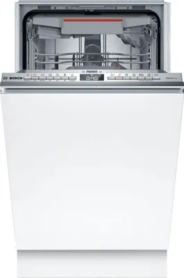Obrázok produktu pre Bosch Serie 4 SPV4EMX24E, Plne vstavaný, Slimline (45 cm), Nerezová oceľ, Tlačidlá, 1,75 m, 1,65 m