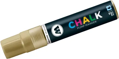 Produktbild von Windowmarker Chalk nachfüllbar 15mm metallic gold Packung mit 6 Stück