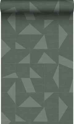Zdjęcie produktu dla Origin Wallcoverings Tapeta motyw graficzny o tkanej strukturze zielonym 53 cm x 10.05 m