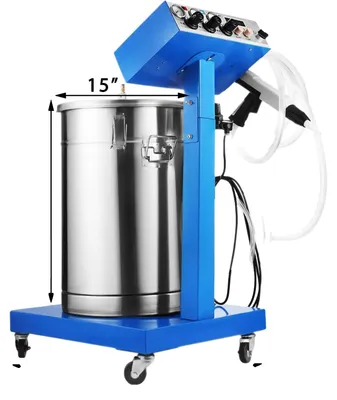 Imagen del producto de Máquina de recubrimiento electrostático en polvo, alta eficiencia, construcción duradera, 220V, enchufe europeo de 220V-240V, 220V, enchufe europeo de 220V-240V