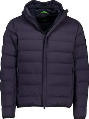 Produktbild von Winterjacke Boss Green dunkelblau mit Kapuze