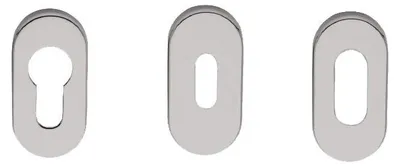 Immagine prodotto di BOCCHETTA OVALE INOX h 6 mm - Per cilindro foro ovale