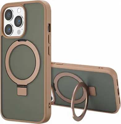Immagine prodotto di Accezz Ring Stand Backcover con MagSafe iPhone 13 Pro Max - Marrone