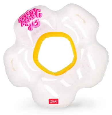Productafbeelding van Legami - Opblaasbare donut, grote opblaasbare donut voor kinderen en volwassenen