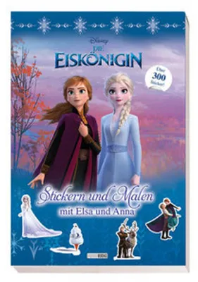 Produktbild von Disney Die Eiskönigin: Stickern und Malen mit Elsa und Anna