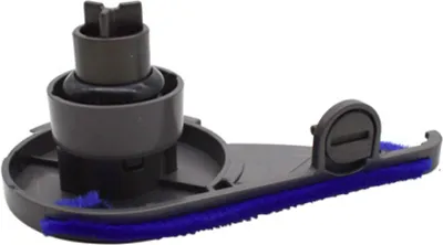 A close-up studio shot of a vacuum cleaner attachment.