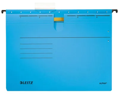 Produktbild von Leitz Alpha, A4, Blau, Karton, Metall, 225 g/m², DIN 821, 348 mm