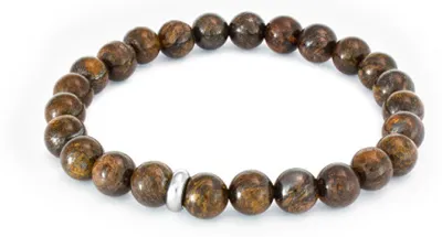 Immagine prodotto di Bracciale in bronzo con perline MINK127/20