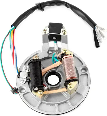 Productafbeelding van Hoogwaardige ontstekingsspoel en stator, professioneel vervaardigd, als vervanging voor 70cc, 90cc, 110cc en 125cc pitbikes en dirtbikes