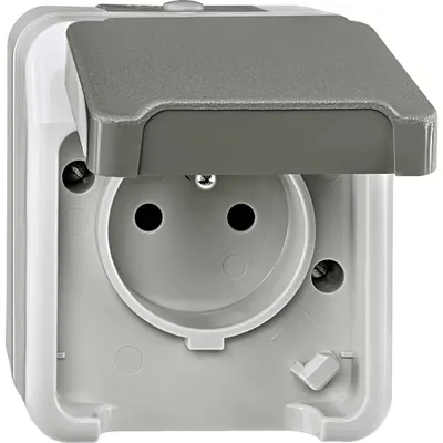 Produktbild von MERTEN Steckdoseneinsatz MEG2500-8029 lichtgrau