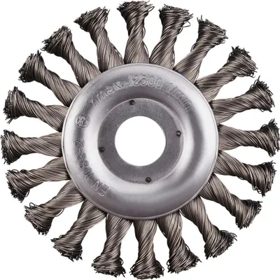Produktbild von RHODIUS Rundbürsten Stahl SRBZ 125 x 13 x 28 x 22,23 mm 2 Stück