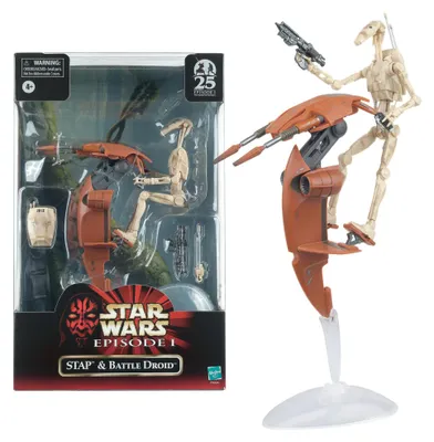 Produktbild von Star Wars The Black Series STAP & Kampfdroide, 4 Jahr(e), Outer Space, TV And Movie, Acrylnitril-Butadien-Styrol (ABS), Polypropylen (PP), Polyvinylchlorid (PVC)