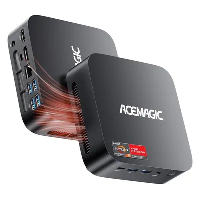 ACEMAGIC Kron Mini K1 Mini PC - AMD Ryzen 5-7430U - 32 GB DDR4 RAM - 512 GB M.2 S-ATA - Windows 11 Pro