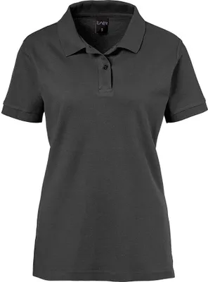 Produktbild von Damenpoloshirt Fb. schwarz Gr. 4XL : 4XL : schwarz : 100% Baumwolle 180 g/m²