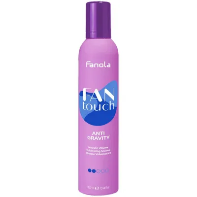 Obrázok produktu pre Fanola Fan Touch Anti Gravity Volumizing Mousse Pena na objem vlasov 300 ml