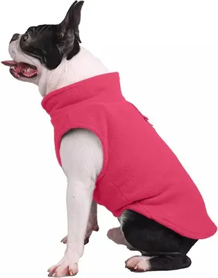 Produktbild von Fleece-Kapuzenpulli für Hund mit Halsband - Pink S