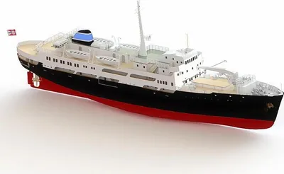 Produktbild von Modell-Tec MS Finnmarken 1:60 Bausatz