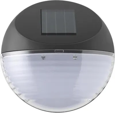 Zdjęcie produktu dla Automatyczna Lampa Schodowa Solar LED w Kolorze Czarnym z Czujnikiem Zmierzchu i Akumulatorem AA