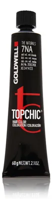 Produktbild von Goldwell Topchic The Naturals, Braun, 7NA, Mid Natural Ash Blonde, Unisex, 60 ml, Alle Haare
