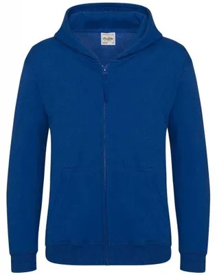 Produktbild von Awdis - Kapuzenpullover Mit Reißverschluss für Kinder LT2844 (152-158) (Königsblau)