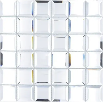 Produktbild von Glasmosaik Quadrat Mirror Metro