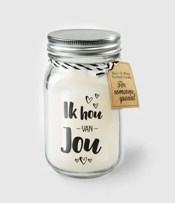 Produktbild von Duftkerze im Glas – Ich liebe dich