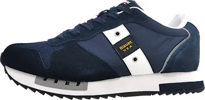 Immagine prodotto di Scarpe da uomo Blauer USA Queens, modello stringato, sportive, colore blu, ideali per il tempo libero