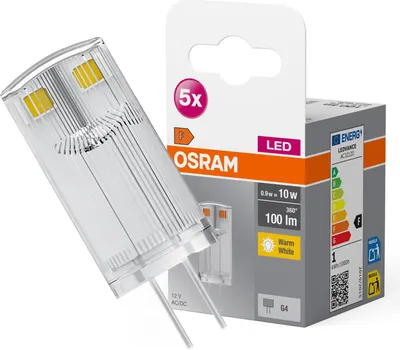 Obrázok produktu pre Osram 4058075758001 LED žiarovka Teplá biela 2700 K 0,9 W G4 F