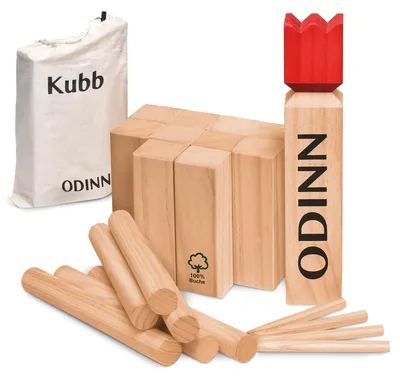 Produktbild von Toyfel Kubb Wikinger Spiel Holz XXL Odinn