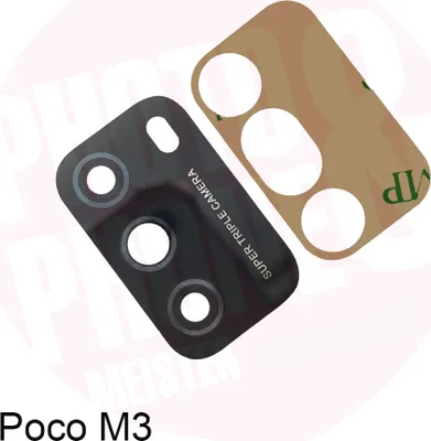 Produktbild von Xiaomi Poco M3 Kamera Linse Glas Camera Glass Lens + Kleber Neu