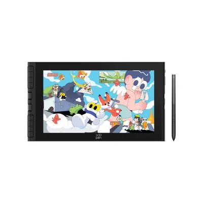 Produktbild von Artist 12 3rd Drawing Tablet mit Bildschirm, 11,9 Zoll Grafikdisplay, Zifferblatt Räder + 8 Tasten, X4 Stylus 16K Druckstufen